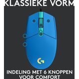 Logitech - G102 Lightsync Gamingmuis - Zwart - Gamingkwaliteit - 6 Knoppen