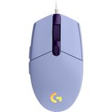 Logitech G G102 LIGHTSYNC muis - 8000 DPI - Instelbare RGB - 6 buttons lay-out - Lila