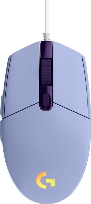 Logitech G G102 LIGHTSYNC muis - 8000 DPI - Instelbare RGB - 6 buttons lay-out - Lila
