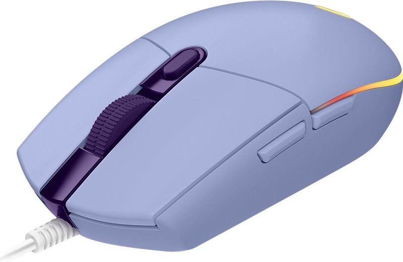 Logitech G G102 LIGHTSYNC muis - 8000 DPI - Instelbare RGB - 6 buttons lay-out - Lila