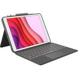 Bluetooth Keyboard with Support for Tablet iPad Logitech ComboTouch Graphite German QWERTZ (Refurbished B)