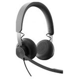 Logitech Zone Wired UC USB Headset - USB-A/USB-C - Zwart