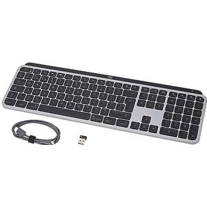 LOGITECH - MX Keys for Mac - Draadloos Verlicht Toetsenbord - SPACE GREY