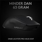 Logitech G Pro X Superlight - Draadloze Esports Gaming Muis - Zwart