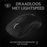 Logitech G Pro X Superlight - Draadloze Esports Gaming Muis - Zwart