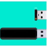 Logitech Pico USB Unifying Receiver-1 Draadloze Ontvanger Zwart