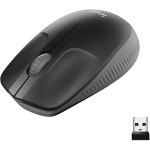 Logitech M190 (Draadloze), Muis, Grijs