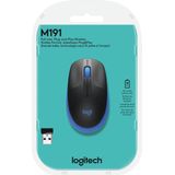 Logitech - M190 - Draadloze Muis - Blauw - Optische Muis