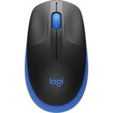 Logitech M190 - Draadloze muis - Blauw