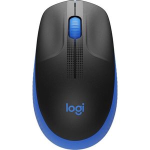 Logitech M190 - Draadloze muis - Blauw
