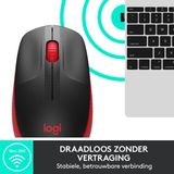 Logitech M190 - Draadloze Muis - Rood
