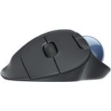 Logitech - M575 - Draadloze Trackball Muis - Ergo - Zwart - USB-A - Bluetooth