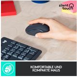 Logitech MK295 Silent - Draadloze Muis en Toetsenbord - QWERTZ Duits - Zwart