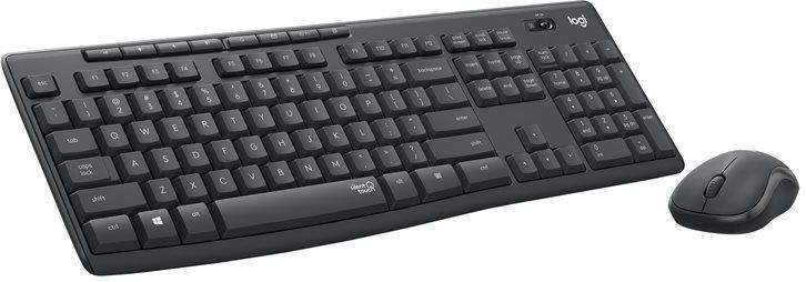 Logitech MK295 Silent - Draadloze Muis en Toetsenbord - QWERTZ Duits - Zwart