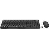 Logitech - MK295 Silent - Draadloze Muis en Toetsenbord - Graphite