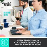 Logitech MK295 Silent Draadloze muis en toetsenbord QWERTY Italiaans / Zwart