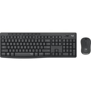 Logitech MK295 Silent - Draadloze muis en toetsenbord - QWERTY Spaans / Zwart