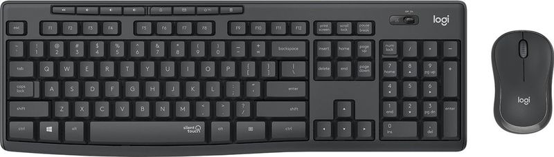 Logitech MK295 Silent - Draadloze muis en toetsenbord - QWERTY Spaans / Zwart