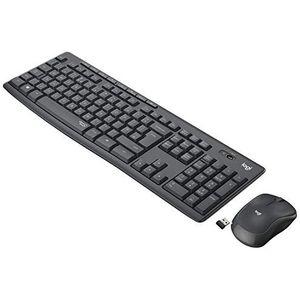 Logitech MK295 Silent Wireless Combo keyboard USB QWERTY English Graphite