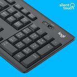 Logitech MK295 Silent Draadloze Toetsenbord en Muis Zwart QWERTY