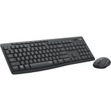 Logitech MK295 Silent Draadloze Toetsenbord en Muis Zwart QWERTY