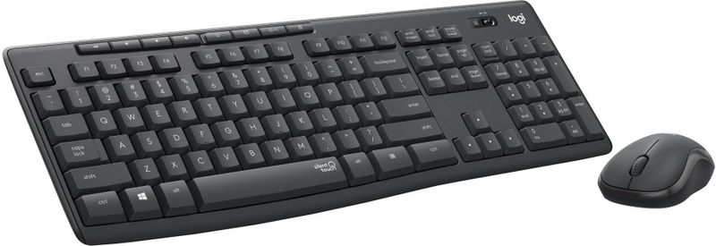 Logitech - MK295 - Draadloze Toetsenbord en Muis - Grafiet - USB QWERTY