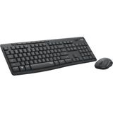 Logitech MK295 Silent - Draadloze Toetsenbord en Muis - AZERTY BE - Graphite
