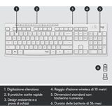 Logitech - Mk295 Silent - Draadloos Toetsenbord En Muis - Italiaans - Zwart - ABS