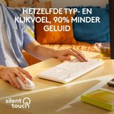 Logitech MK295 Silent - Draadloze muis- en toetsenbordcombinatie - US-Layout / Wit