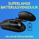 Logitech G305 HERO LIGHTSPEED - Draadloze Gaming Muis - Blauw