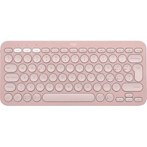 Logitech K380 - Toetsenbord - Roze - Italiaanse Toetsenbordindeling QWERTY