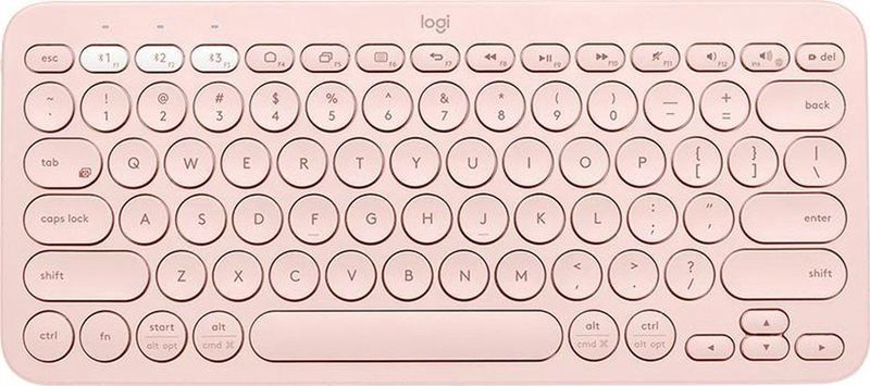 Logitech K380 - Draadloos Bluetooth Toetsenbord - Qwerty - Roze