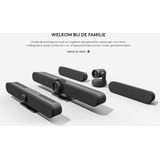 Logitech - RALLY BAR MINI (960-001339) Graphite - All-in-One Conferencing System Graphite voor Teams/Zoom