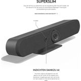 Logitech - RALLY BAR MINI (960-001339) Graphite - All-in-One Conferencing System Graphite voor Teams/Zoom