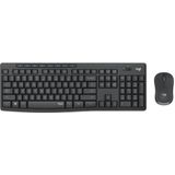 Logitech - MK295 Silent - Draadloos Toetsenbord En Muis - Zwart - Kunststof