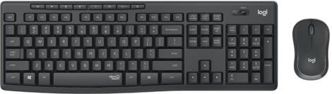 Logitech - MK295 Silent - Draadloos Toetsenbord En Muis - Zwart - Kunststof
