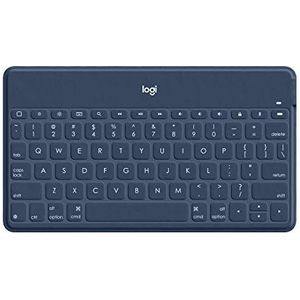 Logitech Keys-To-Go Bluetooth-toetsenbord, dun en licht, voor iPhone, iPad, Apple TV en alle iOS-apparaten, Italiaanse QWERTY-lay-out - Azul