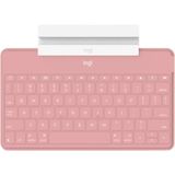 Logitech Keys To Go Roze Bluetooth Duits