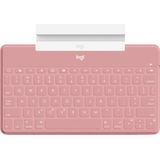 Logitech - Keys-To-Go - Draadloos Toetsenbord - Roze - Scandinavisch QWERTY