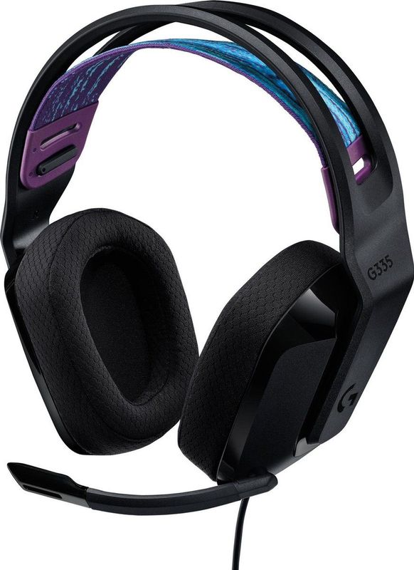 Logitech - G335 - Bedrade Gaming Headset - Zwart - Lichtgewicht Ontwerp