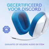 Logitech-G G335 Wit Bedrade Gaming Headset