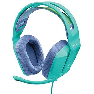 Logitech G G335 (Bedraad), Gaming headset, Groen