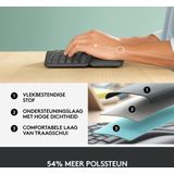 Logitech K860 ERGO Azerty - Draadloos Ergonomisch Toetsenbord met Polssteun