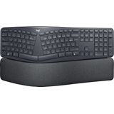 Logitech K860 ERGO Azerty - Draadloos Ergonomisch Toetsenbord met Polssteun