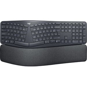 Logitech K860 ERGO Azerty - Draadloos Ergonomisch Toetsenbord met Polssteun