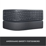 Logitech K860 - Draadloos Toetsenbord - Ergonomisch - QWERTY - Grijs