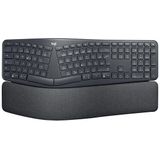Logitech K860 - Draadloos Toetsenbord - Ergonomisch - QWERTY - Grijs