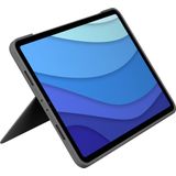 Case for Tablet and Keyboard Logitech iPad Pro 11" (1st, 2nd, 3rd Gen) Qwertz German Black