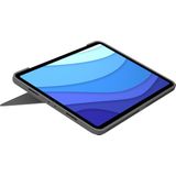 Case for Tablet and Keyboard Logitech iPad Pro 11" (1st, 2nd, 3rd Gen) Qwertz German Black