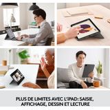 Combo Touch - iPad Hoes - Zwart - Kunststof - Met Toetsenbord